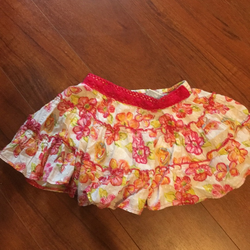 Girls floral skort size 5